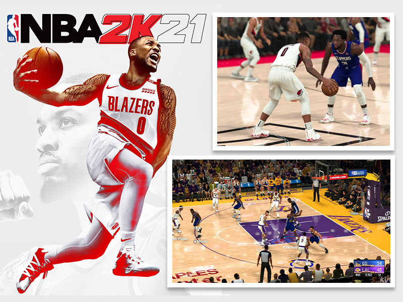 NBA game promotional artwork