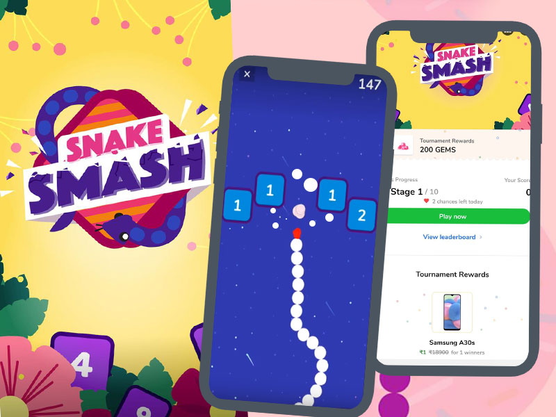 Snake Smash game done by Juego Studio