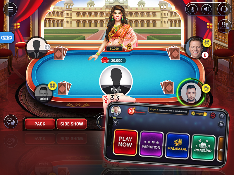 Top Teen Patti Gold game screenshot